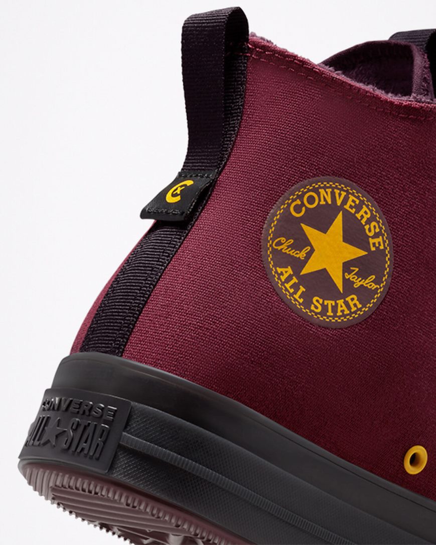 Dámské Boty Vysoké Converse Chuck Taylor All Star CX Explore Counter Climate Tmavě Červené Černé Růžové | CZ XUTB48